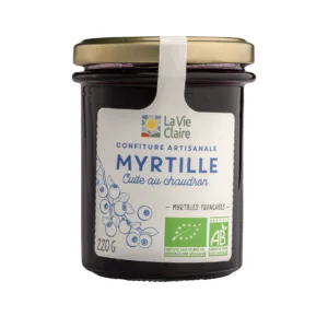 Confiture artisanale de myrtille bio