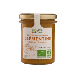 Confiture artisanale de clémentine bio