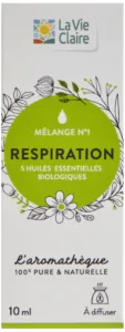 Huile essentielle mélange respiration bio - Mélange pour diffusion