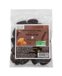 Gommes au miel parfum réglisse bio
