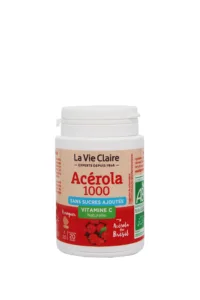 Acérola 1000 sans sucres ajoutés bio 20 comprimés à croquer