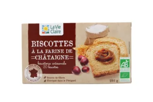 Biscotte à la farine de châtaigne bio