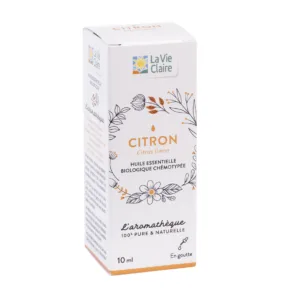 Huile essentielle citron bio