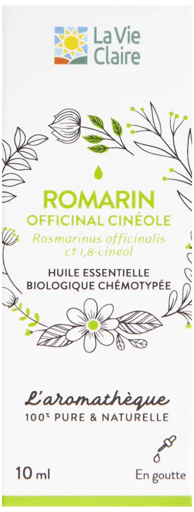 Huile essentielle romarin à cinéole bio