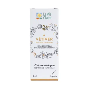 Huile essentielle vétiver bio