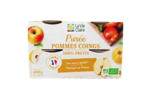 Purée de pommes et coings biologique