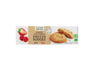Sablés fruits rouges bio