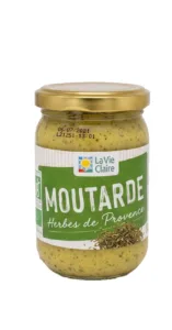 Moutarde de Dijon aux herbes de provence bio