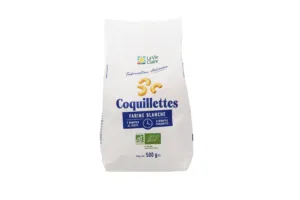 Coquillettes blanches bio