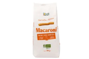 Macaroni demi complète bio