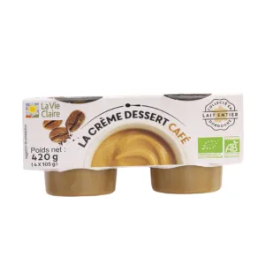 Crème dessert café bio