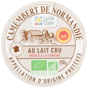 Camembert de Normandie au lait cru bio