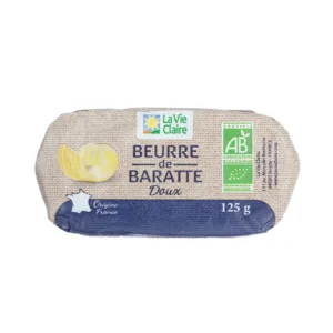 Beurre doux de baratte bio