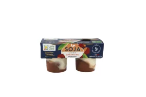 Dessert soja bicouche châtaigne bio