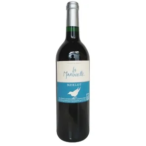 IGP OC Merlot rouge bio - La Marouette