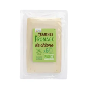 Fromage de chèvre en tranches bio