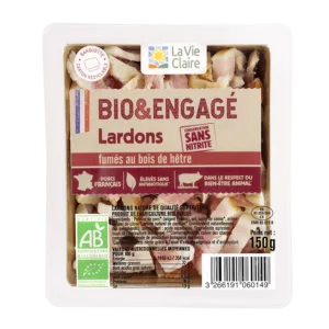 Lardon fumé sans nitrite bio