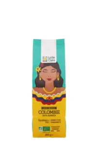 Café Colombie pur arabica moulu bio