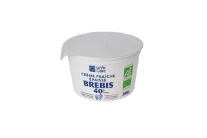 Crème fraiche de brebis 40% MG bio