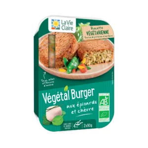 Végétal burger épinards chèvre bio