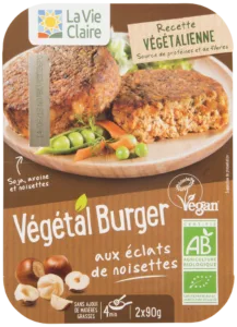 Végétal burger éclats de noisettes bio