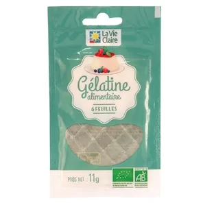 Gélatine alimentaire bio