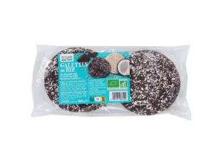 Galettes de riz complet nappées chocolat noir - coco bio