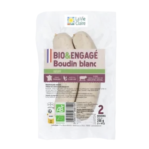 Boudin blanc nature bio