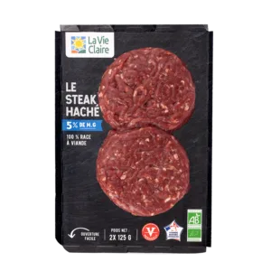 Steak haché 5% MG bio