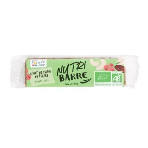 Barre crue aux fruits secs bio