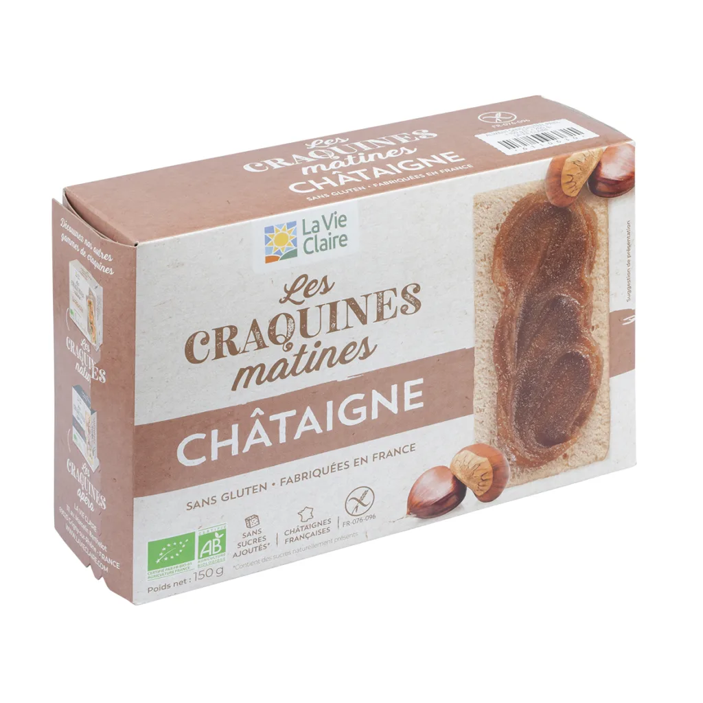 Tartines craquantes châtaigne bio