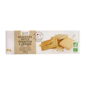 Biscuits petit épeautre et sésame bio