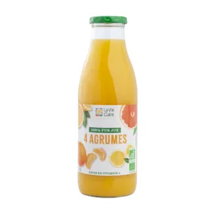 Pur jus 4 agrumes bio