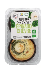 Tarte épinard chèvre bio