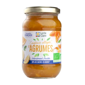 Confiture allégée aux 3 agrumes bio
