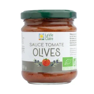 Sauce tomate aux olives bio