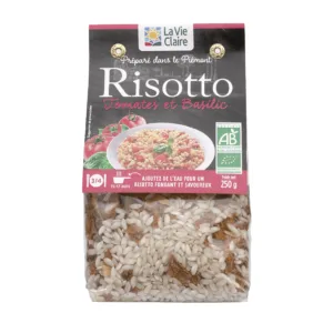 Risotto tomates et basilic bio