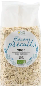 Flocons d'orge précuits bio