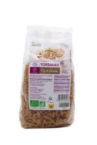 Torsades de riz et quinoa sans gluten bio