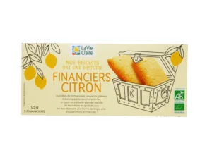 Financiers pur beurre aux écorces de citron bio