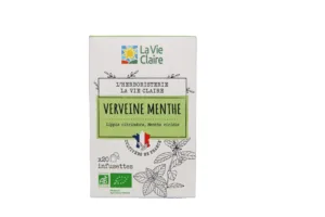 Infusion verveine menthe bio 20 sachets