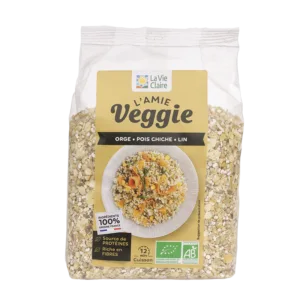 Mélange orge, pois chiches et graines de lin bio