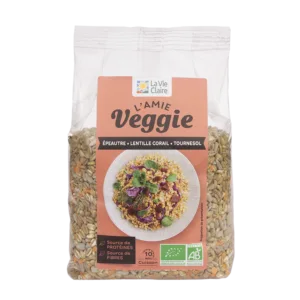 Mélange épeautre, lentilles corail et graines de tournesol bio