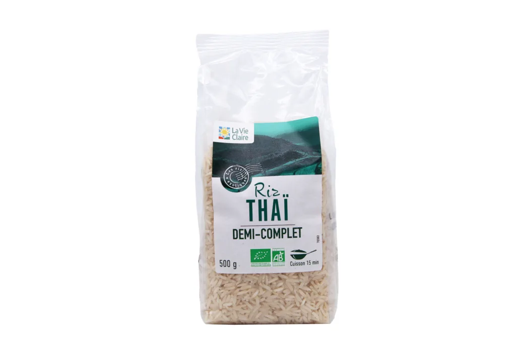 Riz thaï demi-complet bio