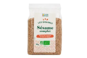 Graines de sésame blond