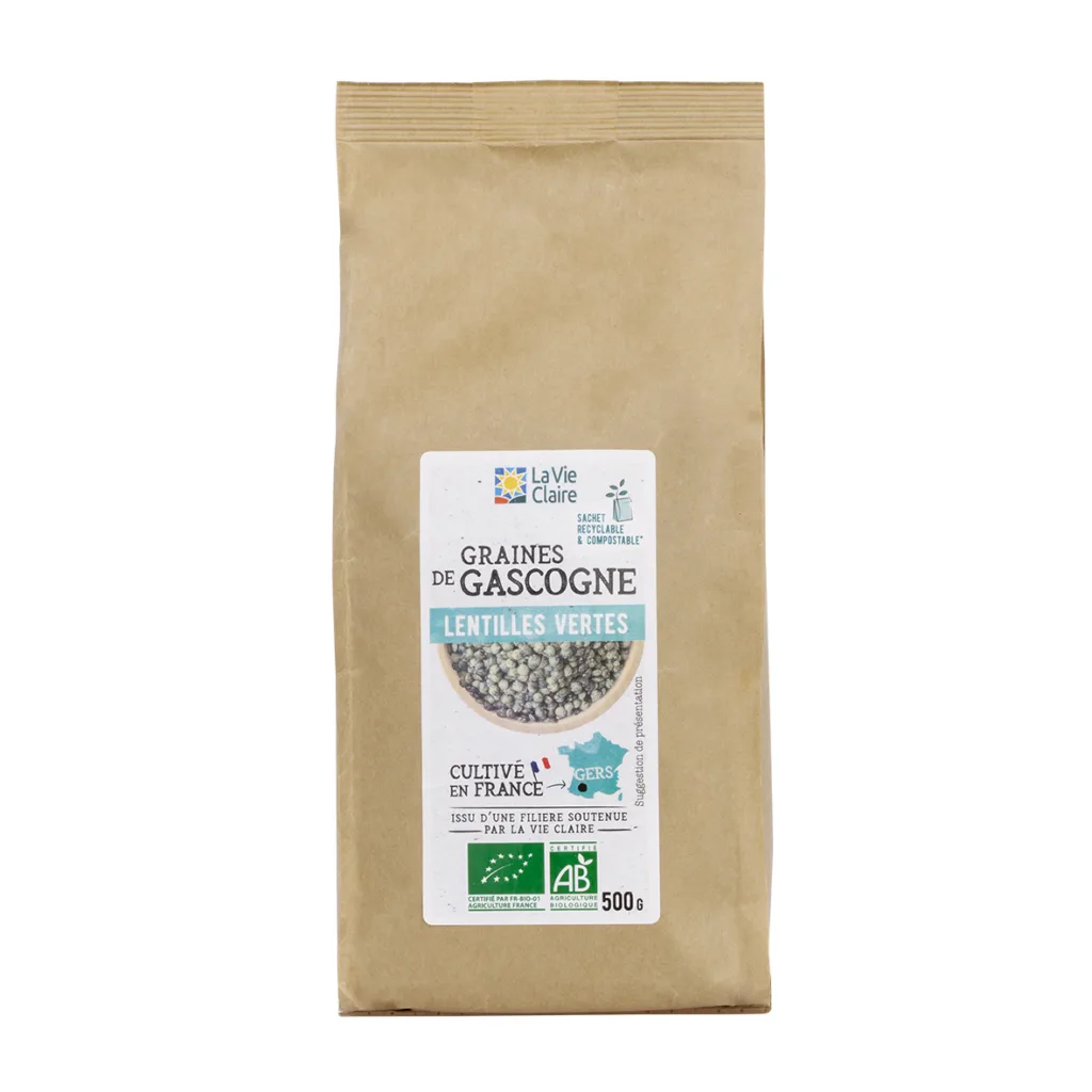 Lentilles vertes de Gascogne bio