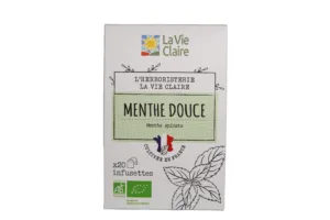 Infusion menthe douce bio 20 sachets