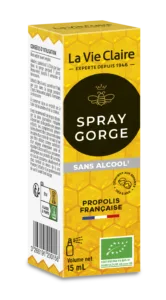 Spray gorge sans alcool bio