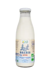 Lait de brebis entier bio