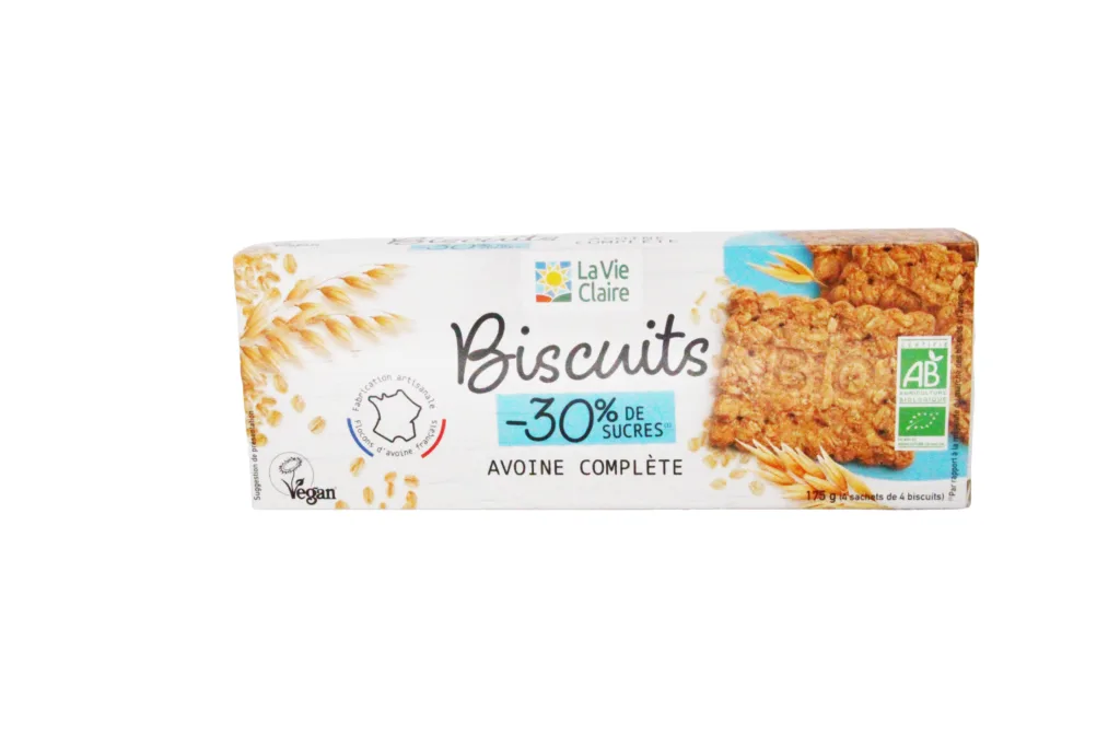 Biscuits avoine complet bio